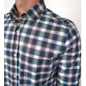 Slim Fit Uzun Kol Pamuk Stil Spor Erkek Gömlek