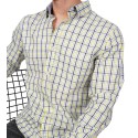 Stokholm Slim fit Uzun Kol Pamuk Ekose  Spor Erkek Gömlek