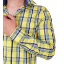 Kiev Slim Fit Uzun Kol Pamuk  Ekoseli Spor Erkek Gömlek