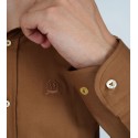 Slim Fit Uzun Kol Pamuk Gabardin Spor Erkek Gömlek